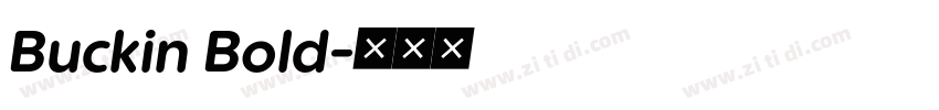 Buckin Bold字体转换 Buckin Bold字体转换